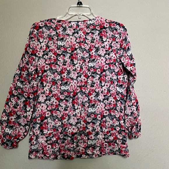 J. Jill Pink Floral Blouse - Picture 4 of 4